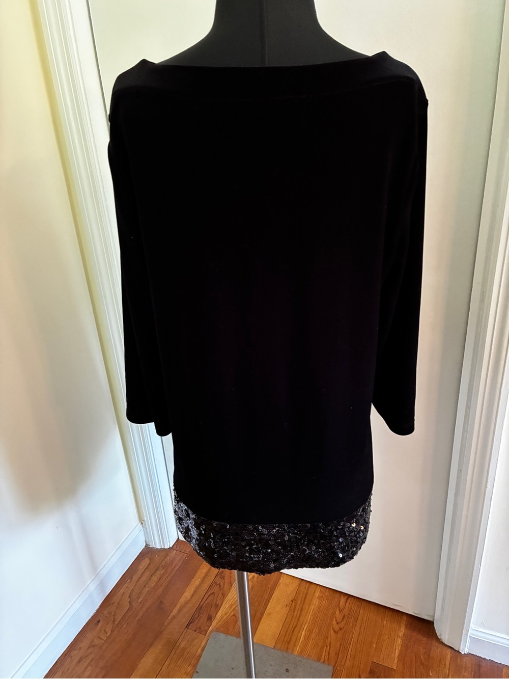 Elegant Chico’s black tunic size 1